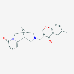 11-[(6-methyl-4-oxo-4H-chromen-3-yl)methyl]-7,11-diazatricyclo[7.3.1.0~2,7~]trideca-2,4-dien-6-one