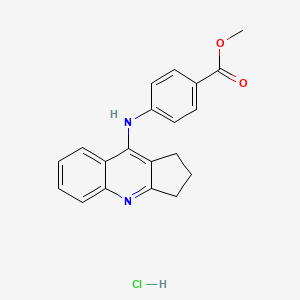 molecular formula C20H19ClN2O2 B5134837 methyl 4-(2,3-dihydro-1H-cyclopenta[b]quinolin-9-ylamino)benzoate hydrochloride 