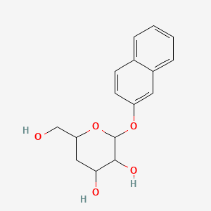 molecular formula C16H18O5 B5134950 2-naphthyl 4-deoxyhexopyranoside 