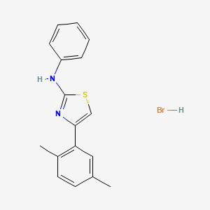 4-(2,5-dimethylphenyl)-N-phenyl-1,3-thiazol-2-amine hydrobromide