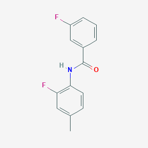 molecular formula C14H11F2NO B5135281 3-fluoro-N-(2-fluoro-4-methylphenyl)benzamide 