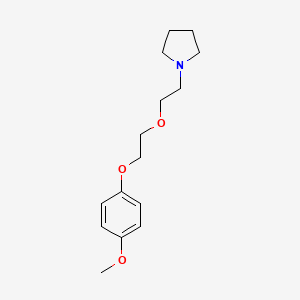 1-{2-[2-(4-methoxyphenoxy)ethoxy]ethyl}pyrrolidine