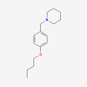 molecular formula C16H25NO B5135340 1-(4-butoxybenzyl)piperidine 