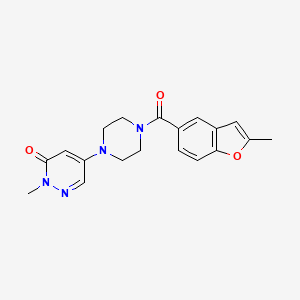 2-methyl-5-{4-[(2-methyl-1-benzofuran-5-yl)carbonyl]-1-piperazinyl}-3(2H)-pyridazinone