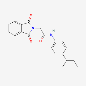 molecular formula C20H20N2O3 B5135475 N-(4-sec-butylphenyl)-2-(1,3-dioxo-1,3-dihydro-2H-isoindol-2-yl)acetamide 