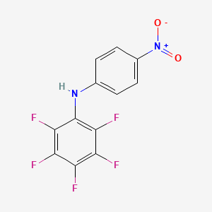 molecular formula C12H5F5N2O2 B5135477 2,3,4,5,6-pentafluoro-N-(4-nitrophenyl)aniline 