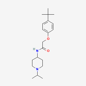 2-(4-tert-butylphenoxy)-N-(1-isopropyl-4-piperidinyl)acetamide