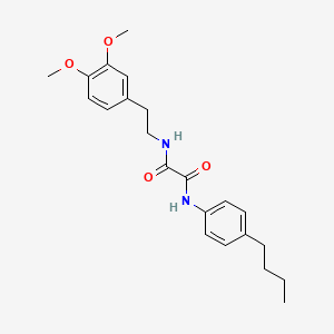 N-(4-butylphenyl)-N'-[2-(3,4-dimethoxyphenyl)ethyl]ethanediamide