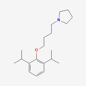 1-[4-(2,6-diisopropylphenoxy)butyl]pyrrolidine