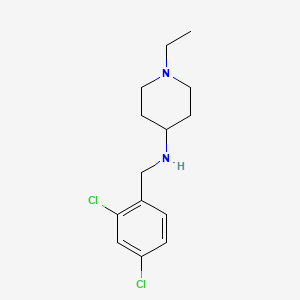 N-(2,4-dichlorobenzyl)-1-ethyl-4-piperidinamine