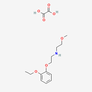 molecular formula C15H23NO7 B5135667 [2-(2-ethoxyphenoxy)ethyl](2-methoxyethyl)amine oxalate 