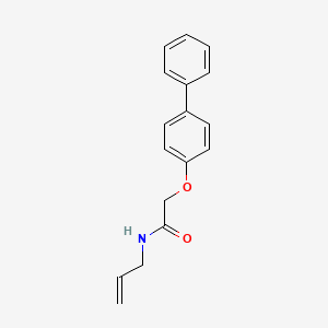 molecular formula C17H17NO2 B5135702 N-allyl-2-(4-biphenylyloxy)acetamide 