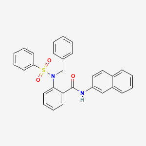 2-[benzyl(phenylsulfonyl)amino]-N-2-naphthylbenzamide