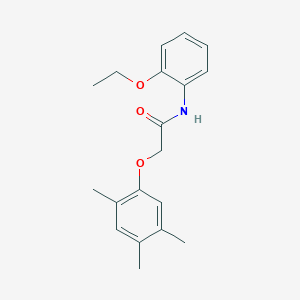 molecular formula C19H23NO3 B5135910 N-(2-ethoxyphenyl)-2-(2,4,5-trimethylphenoxy)acetamide 