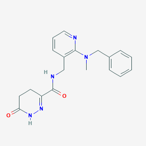 molecular formula C19H21N5O2 B5135919 N-({2-[benzyl(methyl)amino]-3-pyridinyl}methyl)-6-oxo-1,4,5,6-tetrahydro-3-pyridazinecarboxamide 