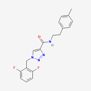 1-(2,6-difluorobenzyl)-N-[2-(4-methylphenyl)ethyl]-1H-1,2,3-triazole-4-carboxamide