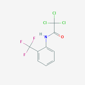 molecular formula C9H5Cl3F3NO B5136079 2,2,2-trichloro-N-[2-(trifluoromethyl)phenyl]acetamide CAS No. 6229-35-2