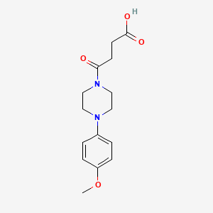 4-[4-(4-methoxyphenyl)-1-piperazinyl]-4-oxobutanoic acid