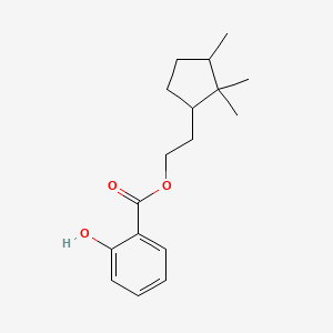 molecular formula C17H24O3 B5136130 2-(2,2,3-trimethylcyclopentyl)ethyl salicylate 