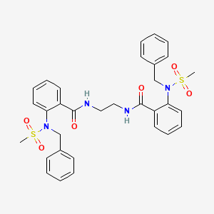 N,N'-1,2-ethanediylbis{2-[benzyl(methylsulfonyl)amino]benzamide}