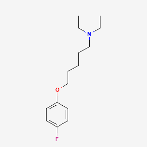 molecular formula C15H24FNO B5136204 N,N-diethyl-5-(4-fluorophenoxy)-1-pentanamine 