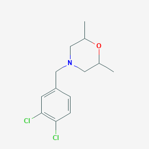 molecular formula C13H17Cl2NO B5136254 4-(3,4-dichlorobenzyl)-2,6-dimethylmorpholine 