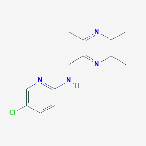 5-chloro-N-[(3,5,6-trimethyl-2-pyrazinyl)methyl]-2-pyridinamine