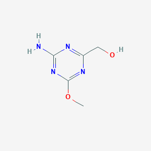 B051364 (4-Amino-6-methoxy-1,3,5-triazin-2-yl)methanol CAS No. 121212-37-1