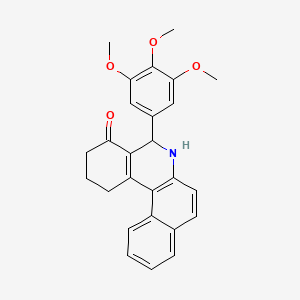 5-(3,4,5-trimethoxyphenyl)-2,3,5,6-tetrahydrobenzo[a]phenanthridin-4(1H)-one