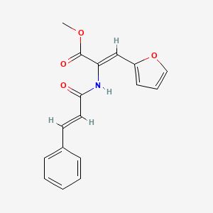 methyl 2-(cinnamoylamino)-3-(2-furyl)acrylate