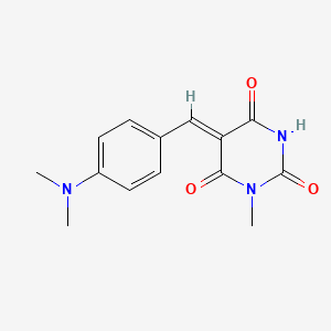 5-[4-(dimethylamino)benzylidene]-1-methyl-2,4,6(1H,3H,5H)-pyrimidinetrione
