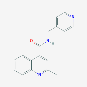 molecular formula C17H15N3O B5136578 2-methyl-N-(4-pyridinylmethyl)-4-quinolinecarboxamide 