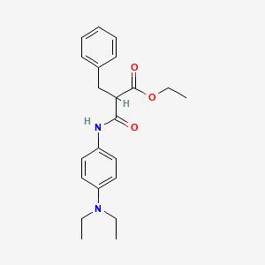 ethyl 2-benzyl-3-{[4-(diethylamino)phenyl]amino}-3-oxopropanoate