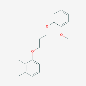 molecular formula C18H22O3 B5136824 1-[3-(2-methoxyphenoxy)propoxy]-2,3-dimethylbenzene 