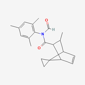 N-formyl-N-mesityl-3-methylspiro[bicyclo[2.2.1]heptane-7,1'-cyclopropane]-5-ene-2-carboxamide