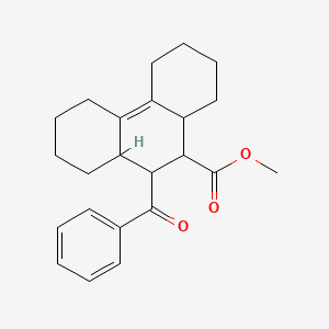 methyl 10-benzoyl-1,2,3,4,5,6,7,8,8a,9,10,10a-dodecahydro-9-phenanthrenecarboxylate