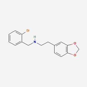 molecular formula C16H16BrNO2 B5137064 2-(1,3-benzodioxol-5-yl)-N-(2-bromobenzyl)ethanamine 
