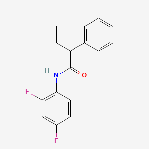N-(2,4-difluorophenyl)-2-phenylbutanamide