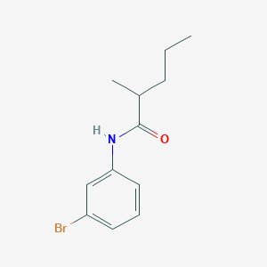 molecular formula C12H16BrNO B5137128 N-(3-bromophenyl)-2-methylpentanamide 