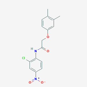 N-(2-chloro-4-nitrophenyl)-2-(3,4-dimethylphenoxy)acetamide