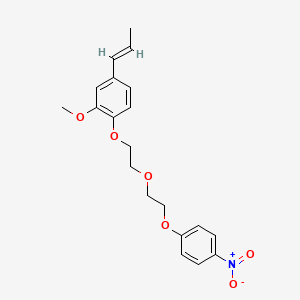 2-methoxy-1-{2-[2-(4-nitrophenoxy)ethoxy]ethoxy}-4-(1-propen-1-yl)benzene