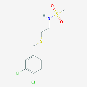 N-{2-[(3,4-dichlorobenzyl)thio]ethyl}methanesulfonamide