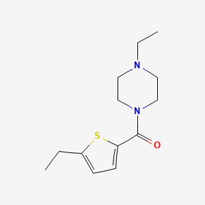 1-ethyl-4-[(5-ethyl-2-thienyl)carbonyl]piperazine