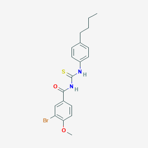 3-bromo-N-{[(4-butylphenyl)amino]carbonothioyl}-4-methoxybenzamide