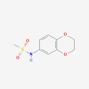 N-(2,3-dihydro-1,4-benzodioxin-6-yl)methanesulfonamide