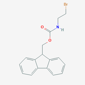 molecular formula C17H16BrNO2 B051373 (9H-芴-9-基)甲基(2-溴乙基)氨基甲酸酯 CAS No. 340187-12-4