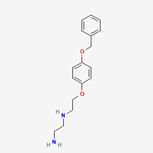 (2-aminoethyl){2-[4-(benzyloxy)phenoxy]ethyl}amine