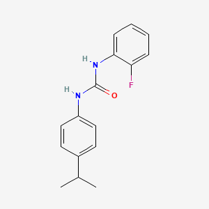 molecular formula C16H17FN2O B5137355 N-(2-fluorophenyl)-N'-(4-isopropylphenyl)urea 