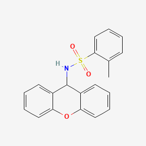 2-methyl-N-9H-xanthen-9-ylbenzenesulfonamide