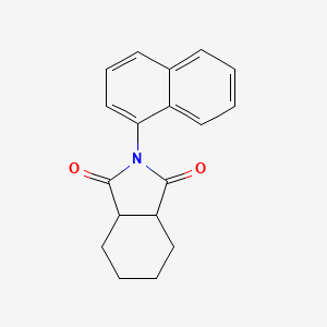 molecular formula C18H17NO2 B5137385 2-(1-naphthyl)hexahydro-1H-isoindole-1,3(2H)-dione 